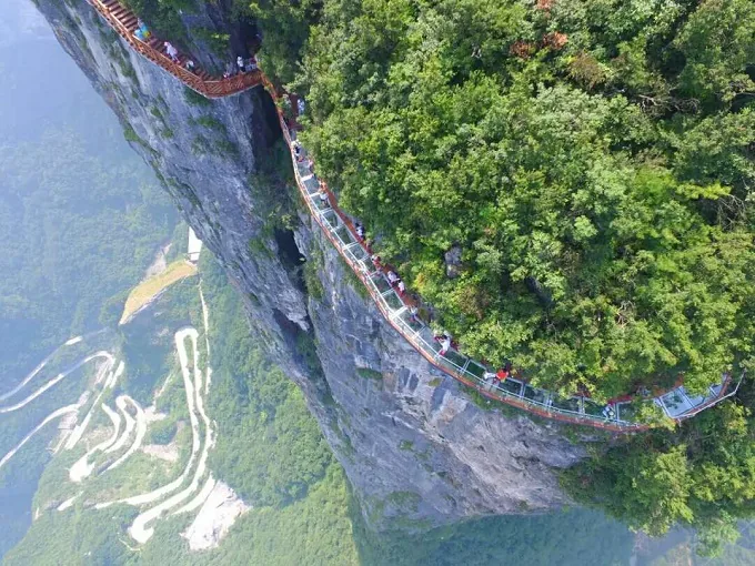 第4天天门山全景·索道+玻璃栈道+山顶风光