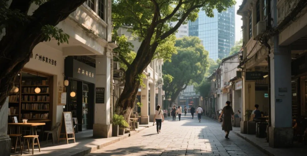 第1天到廣州後先走天河南一路