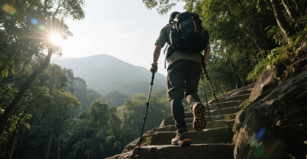 第2天火爐山南門進,豬仔山、鳳凰山一線徒步