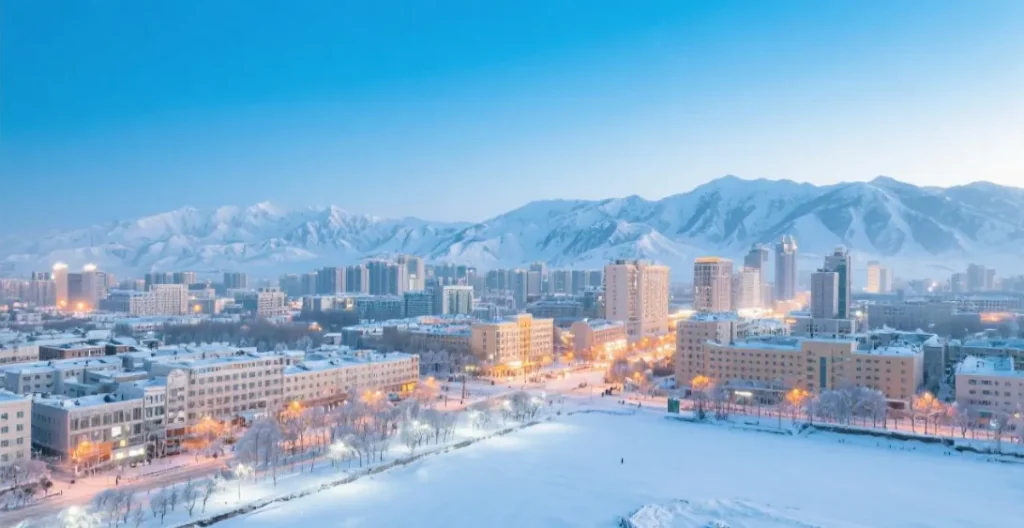 第一天抵达乌鲁木齐,适应冰雪环境