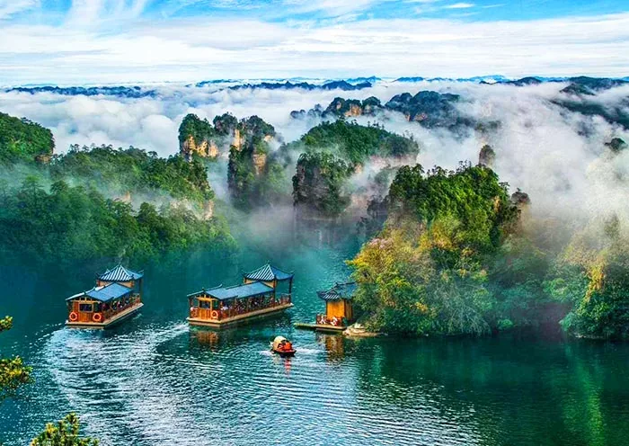 Tianmen Mountain Glass Skywalk + Fenghuang Ancient Town Night - Image 4