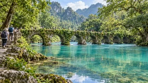 荔波小七孔山水风景（AI生成示意图）